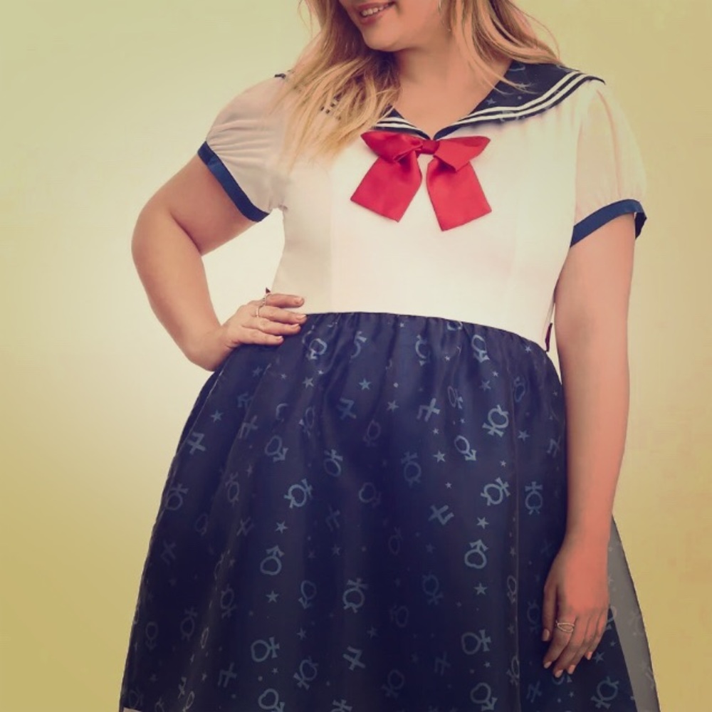 Sailor Moon Chiffon Skater Dress
